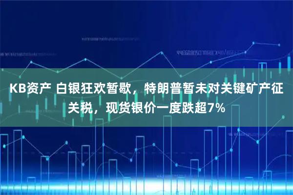 KB资产 白银狂欢暂歇，特朗普暂未对关键矿产征关税，现货银价一度跌超7%